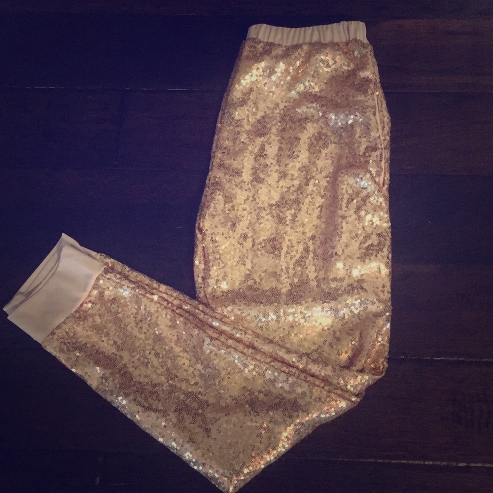 Sequin Joggers